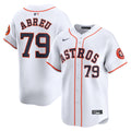 Men's Houston Astros Jose Abreu White Home Limited MLB Baseball Jersey - view 1