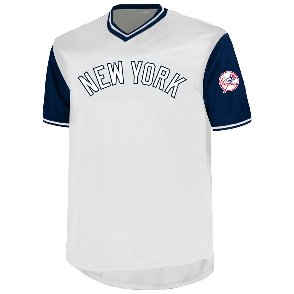 Men's New York Yankees Aaron Judge White Big & Tall Name & Number MLB Baseball Jersey - view 2