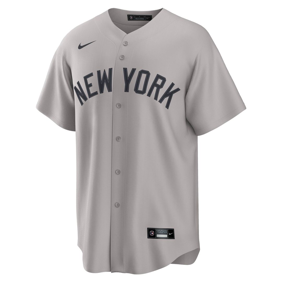 Men's New York Yankees Paul Goldschmidt Gray Road Replica MLB Baseball Jersey - view 2