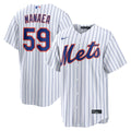 Men's New York Mets Sean Manaea White Home Replica MLB Baseball Jersey - view 1