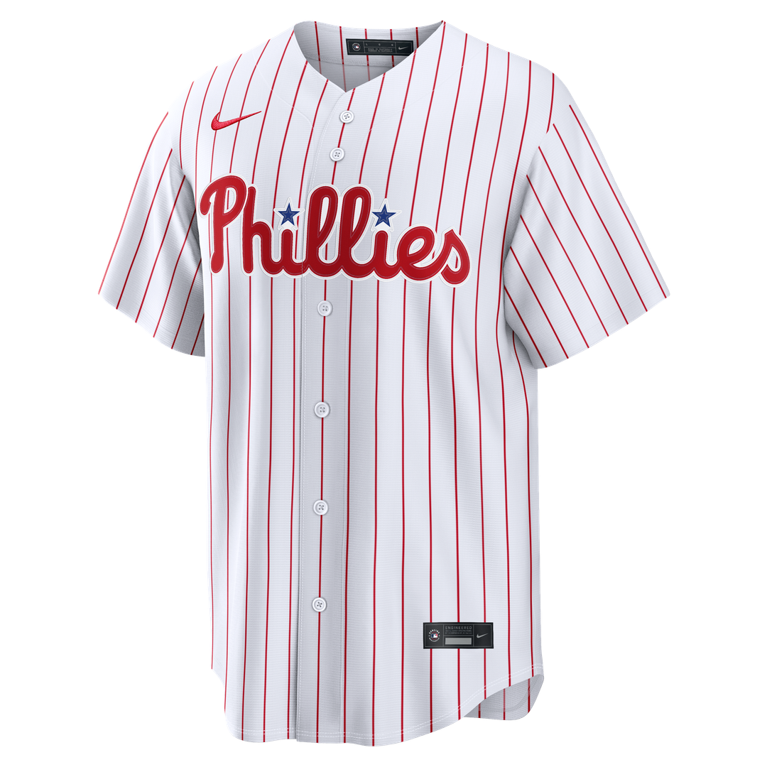 Men's Philadelphia Phillies Bryce Harper White Home Replica MLB Baseball Jersey - view 2