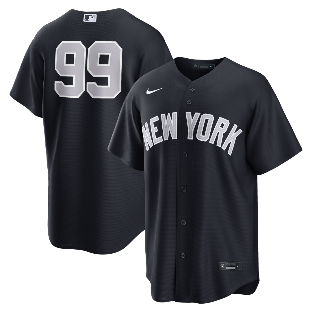 Men's New York Yankees Aaron Judge Navy Alternate Replica MLB Baseball Jersey - view 1