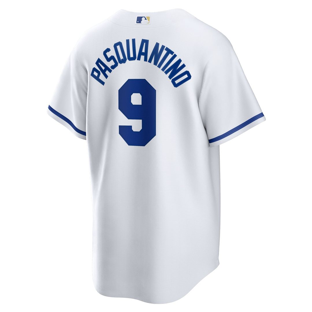 Men's Kansas City Royals Vinnie Pasquantino White Home Replica MLB Baseball Jersey - view 3