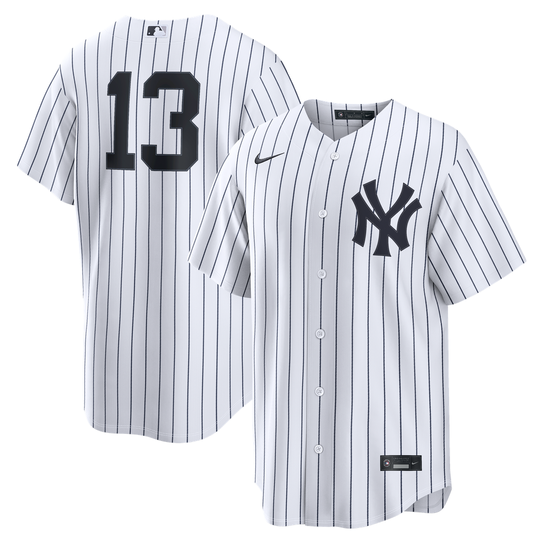 Men's New York Yankees Jazz Chisholm Jr. White Home Replica MLB Baseball Jersey - view 1