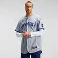 Men's Kansas City Royals Gray 2022 Road MLB Baseball Jersey - view 1