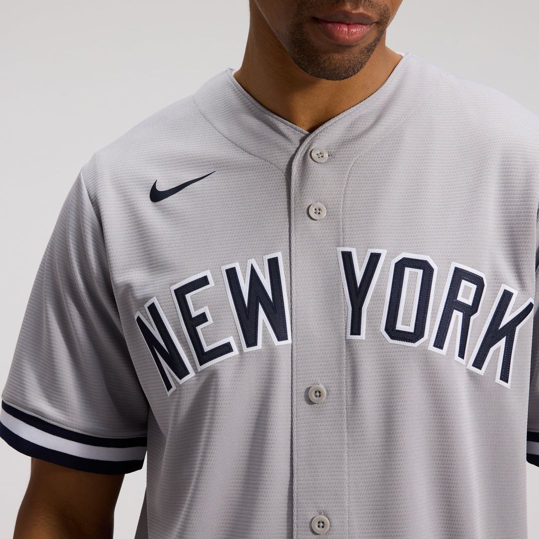 Men's New York Yankees Anthony Volpe Gray Road Replica MLB Baseball Jersey - view 7