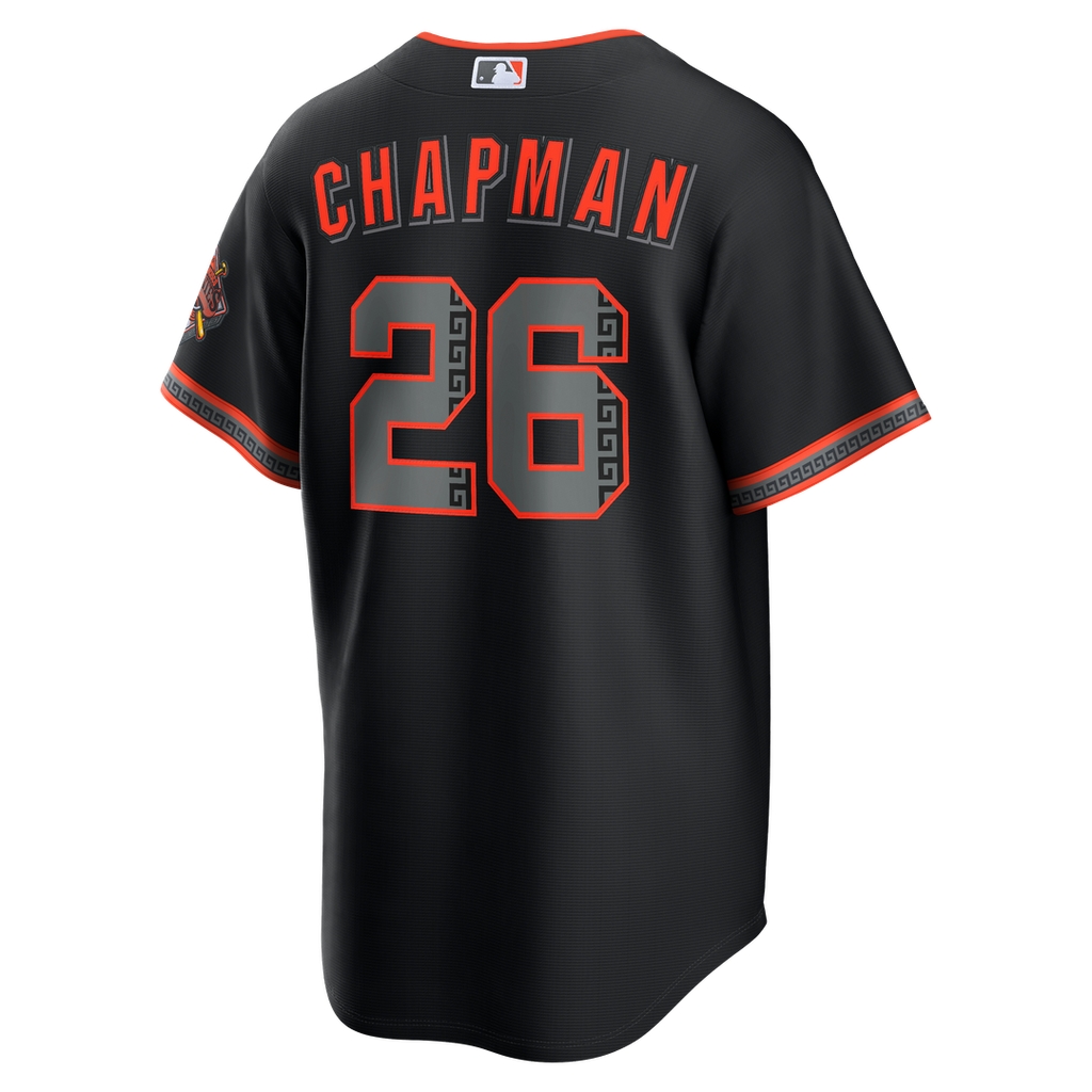 Men's San Francisco Giants Matt Chapman Black Alternate Stadium MLB Baseball Jersey - view 3