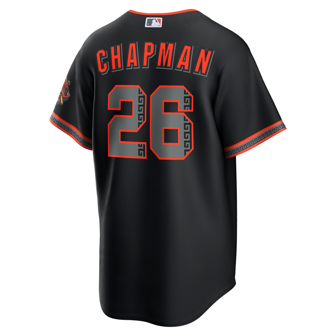 Men's San Francisco Giants Matt Chapman Black Alternate Stadium MLB Baseball Jersey - view 3