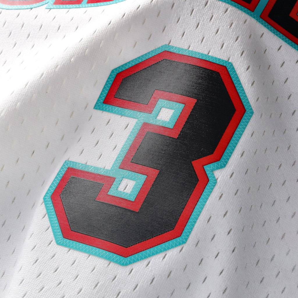 Men's Vancouver Grizzlies Shareef Abdur-Rahim 2000 Swingman NBA Basketball Jersey - White - view 5