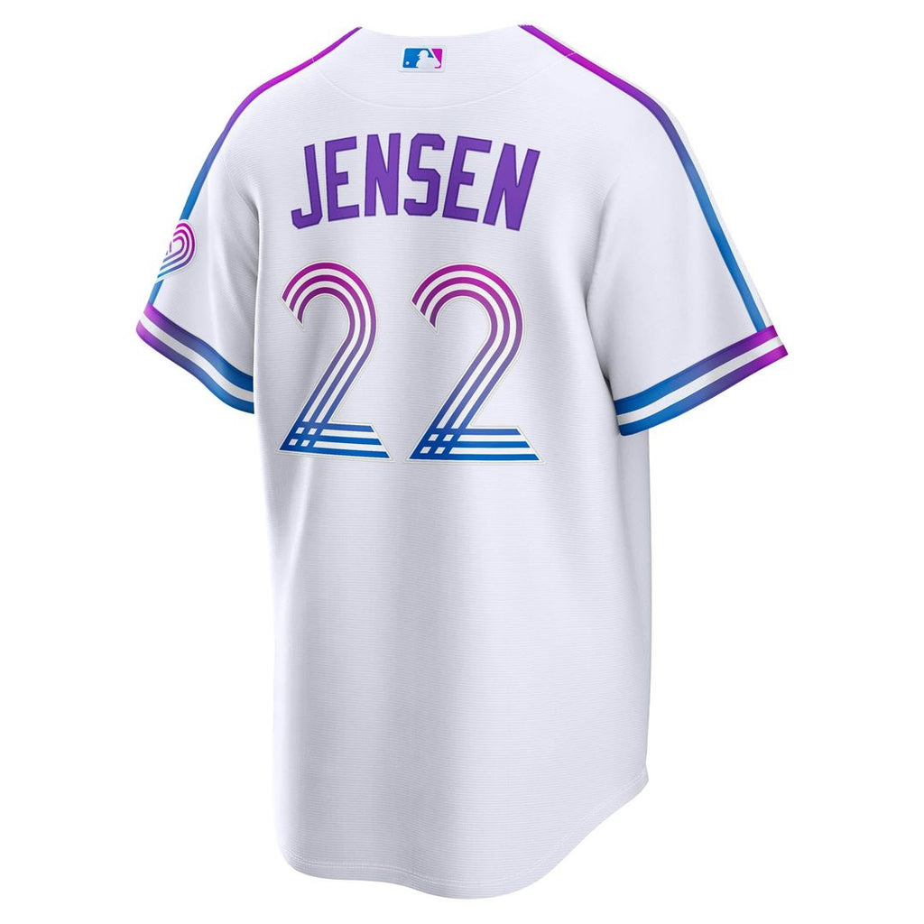 Men's Kansas City Royals Carter Jensen White 2026 City Connect Stadium MLB Baseball Jersey - view 3