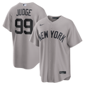 Men's New York Yankees Aaron Judge Gray Road Replica MLB Baseball Jersey - view 4