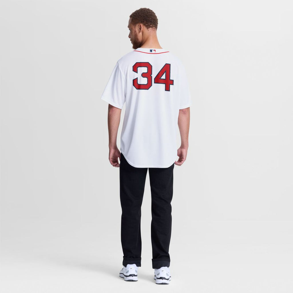 Men's Boston Red Sox David Ortiz White Home Replica MLB Baseball Jersey - view 5