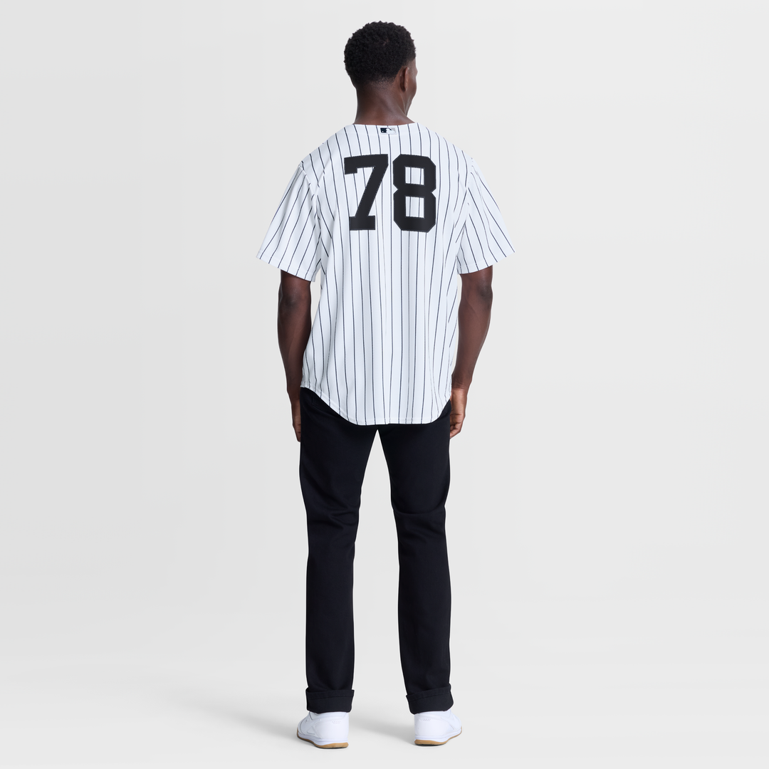 Men's New York Yankees Spencer Jones White Home Replica MLB Baseball Jersey - view 3