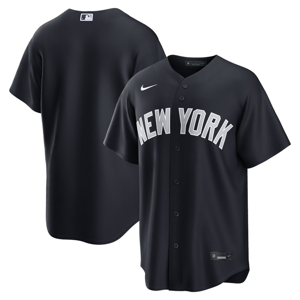 Men's New York Yankees Navy Alternate Replica MLB Baseball Jersey - view 1