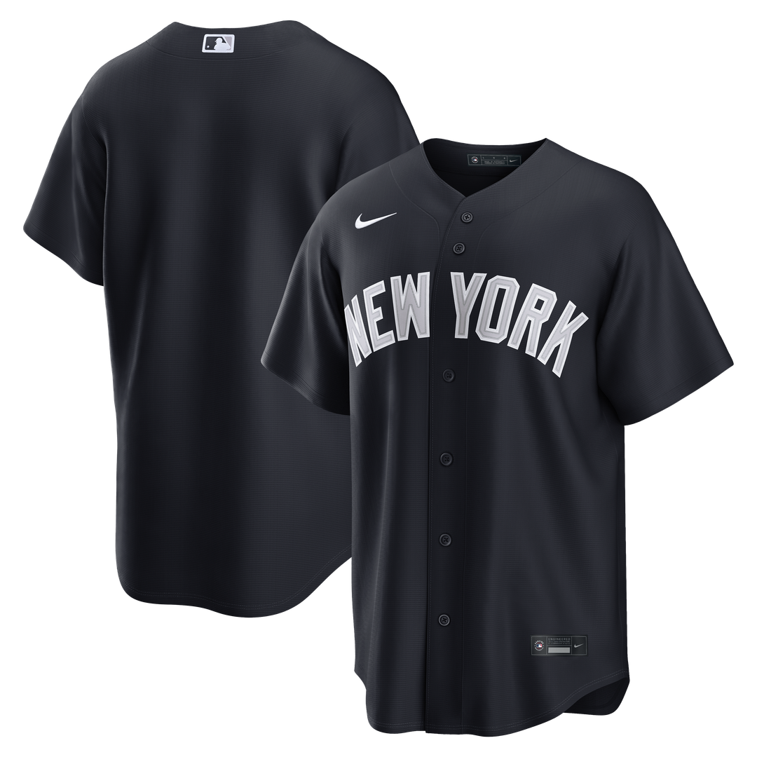 Men's New York Yankees Navy Alternate Replica MLB Baseball Jersey - view 1