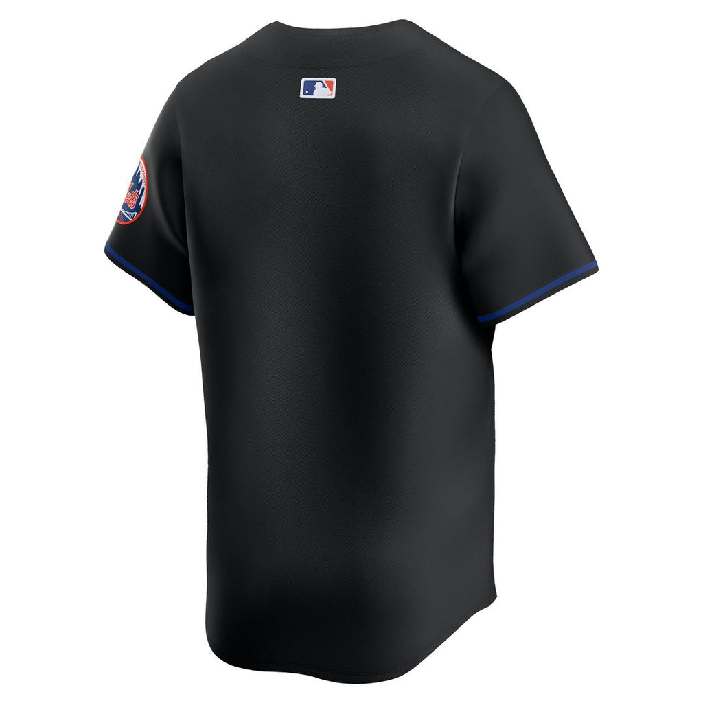 Men's New York Mets Black Alternate Limited MLB Baseball Jersey - view 3