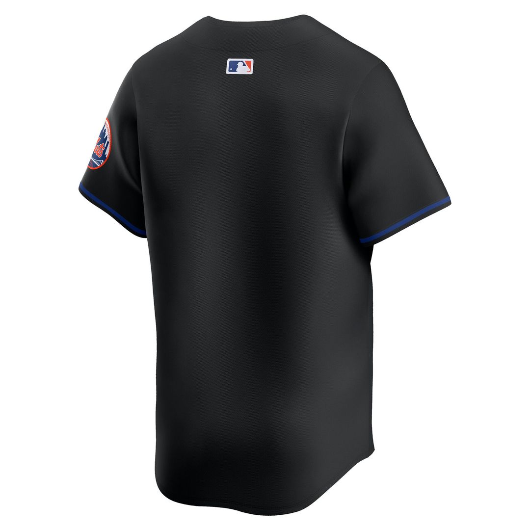 Men's New York Mets Black Alternate Limited MLB Baseball Jersey - view 3