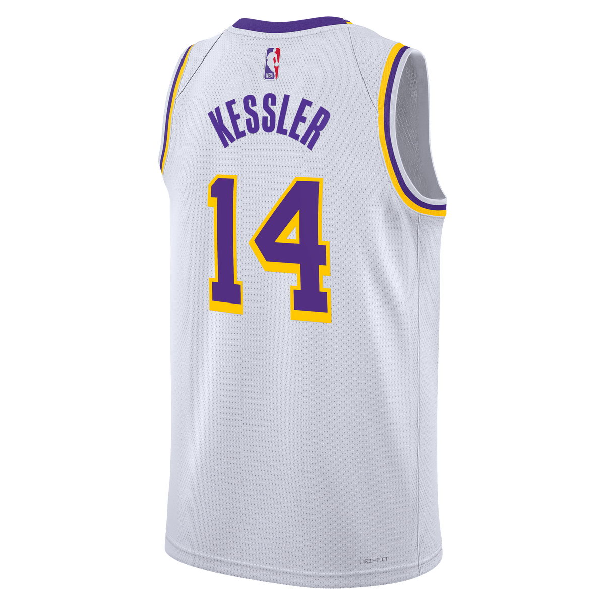 Unisex Walker Kessler Los Angeles Lakers Association Edition Edition Swingman NBA Basketball Jersey - White - view 4