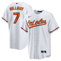 Men's Baltimore Orioles Jackson Holliday White Home Replica MLB Baseball Jersey - view 1