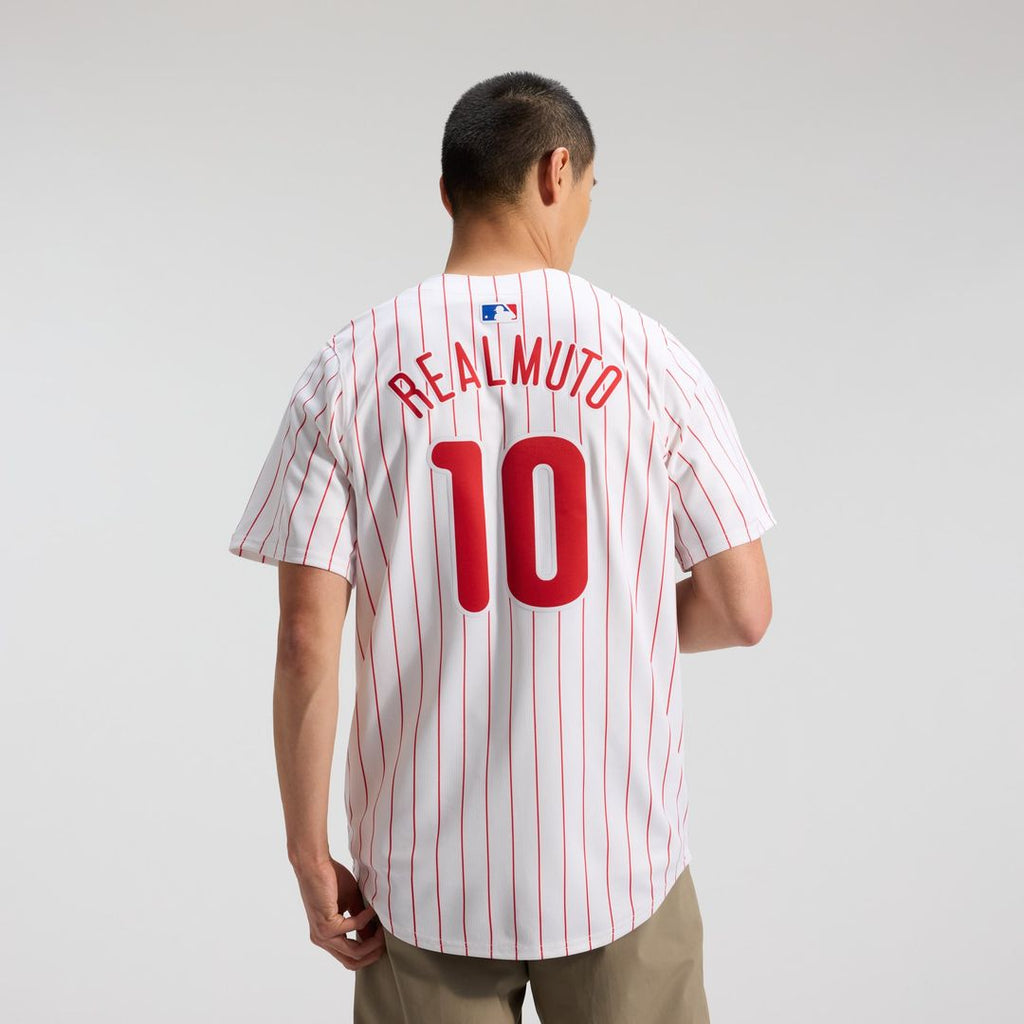 Men's Philadelphia Phillies J.T. Realmuto White Home Limited MLB Baseball Jersey - view 4