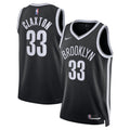 Unisex Nic Claxton Brooklyn Nets Icon Edition Swingman NBA Basketball Jersey - Black - view 1