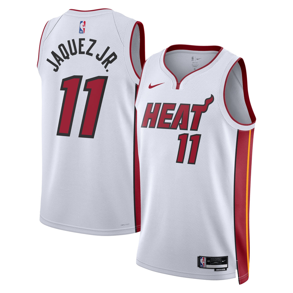 Unisex Jaime Jaquez Jr. Miami Heat Association Edition Swingman NBA Basketball Jersey - White - view 1
