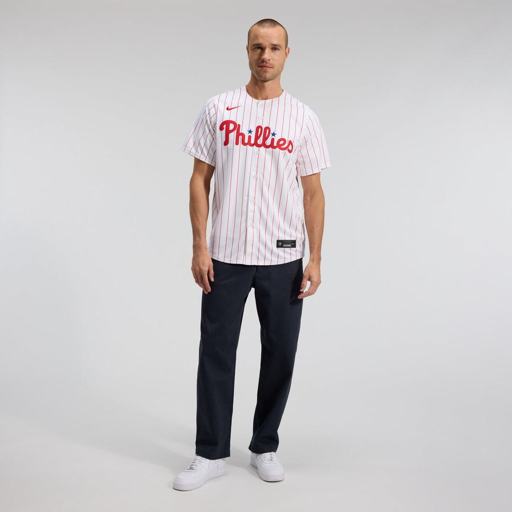 Men's Philadelphia Phillies White Home Limited MLB Baseball Jersey - view 3