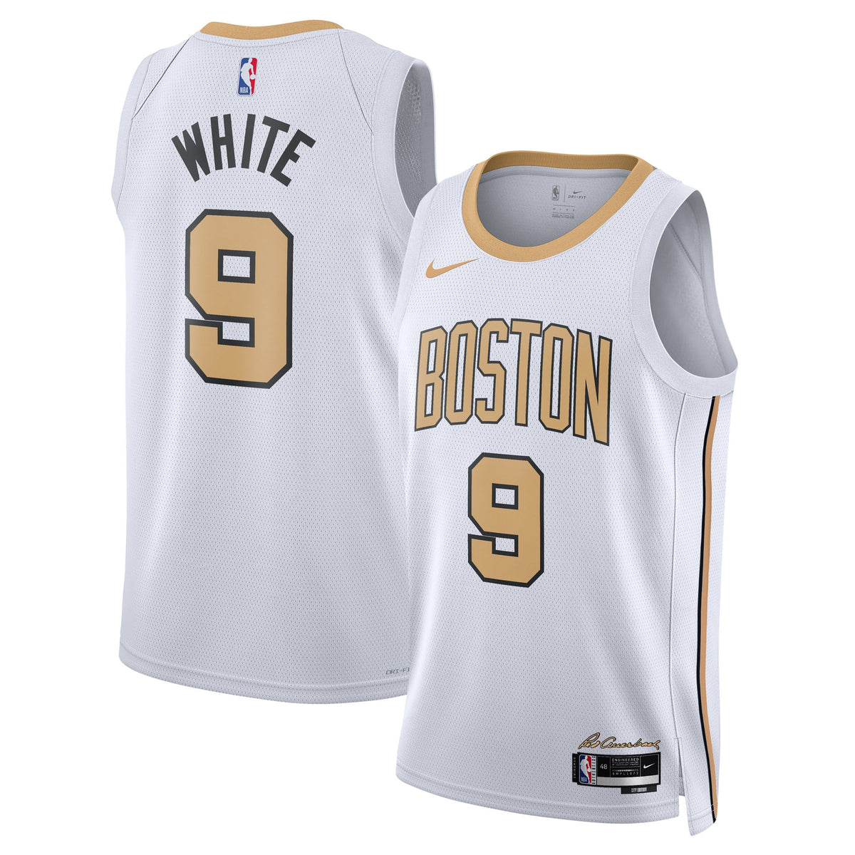 Unisex Boston Celtics 2025/26 City Edition Swingman NBA Basketball Jersey - White - Derrick White - view 2