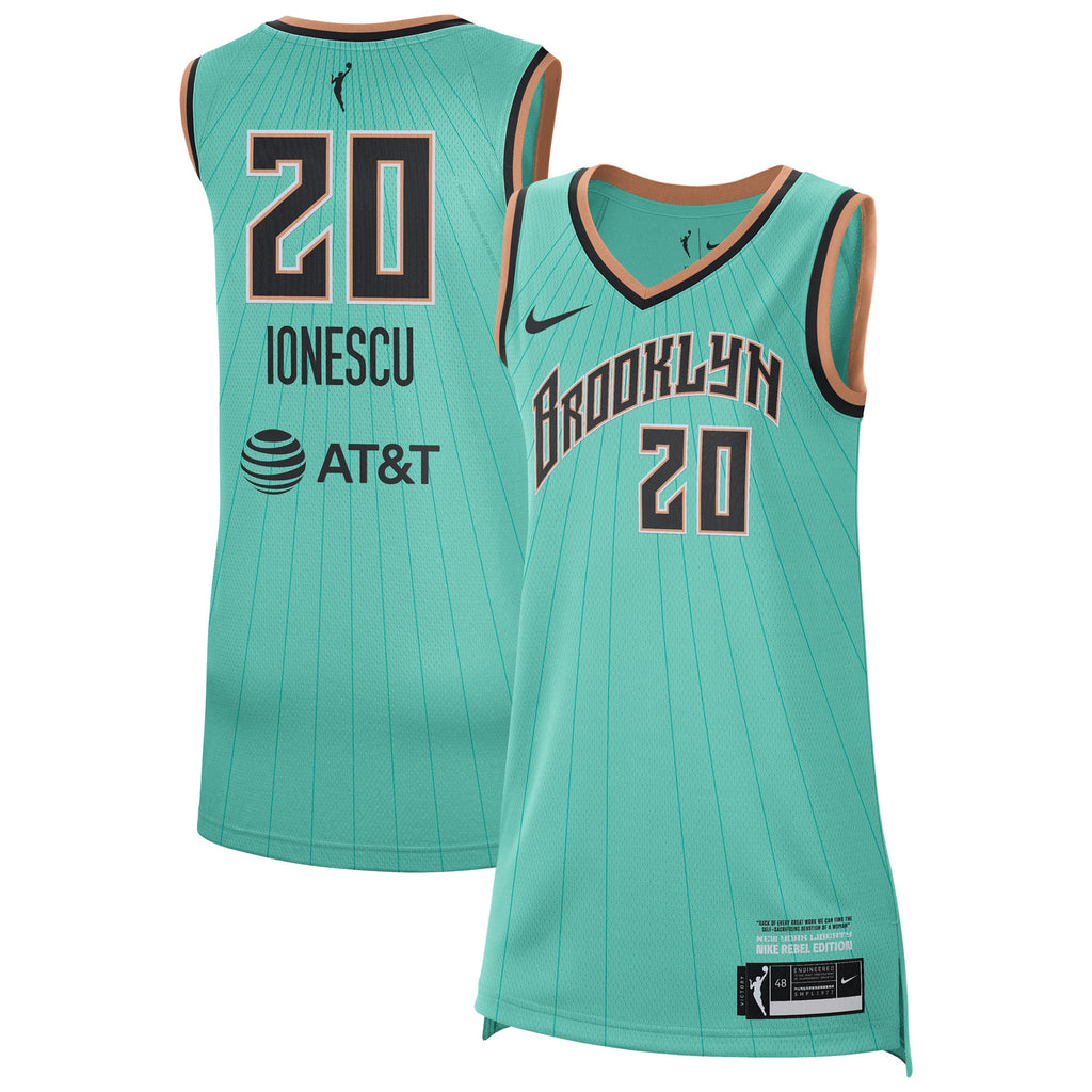 Unisex New York Liberty Rebel NBA Basketball Jersey - Sabrina Ionescu - view 1