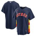 Men's Houston Astros Navy Alternate Replica MLB Baseball Jersey - view 4