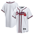 Men's Atlanta Braves White Home Big & Tall Replica MLB Baseball Jersey - view 1
