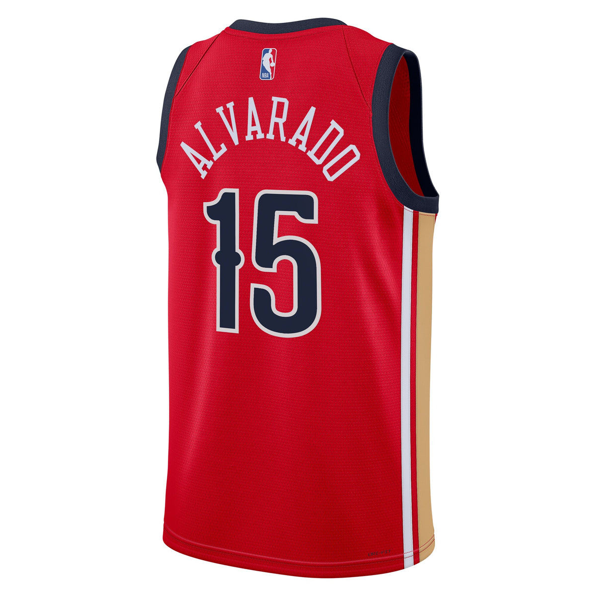Unisex Jose Alvarado New Orleans Pelicans Statement Edition Swingman NBA Basketball Jersey - Red - view 4
