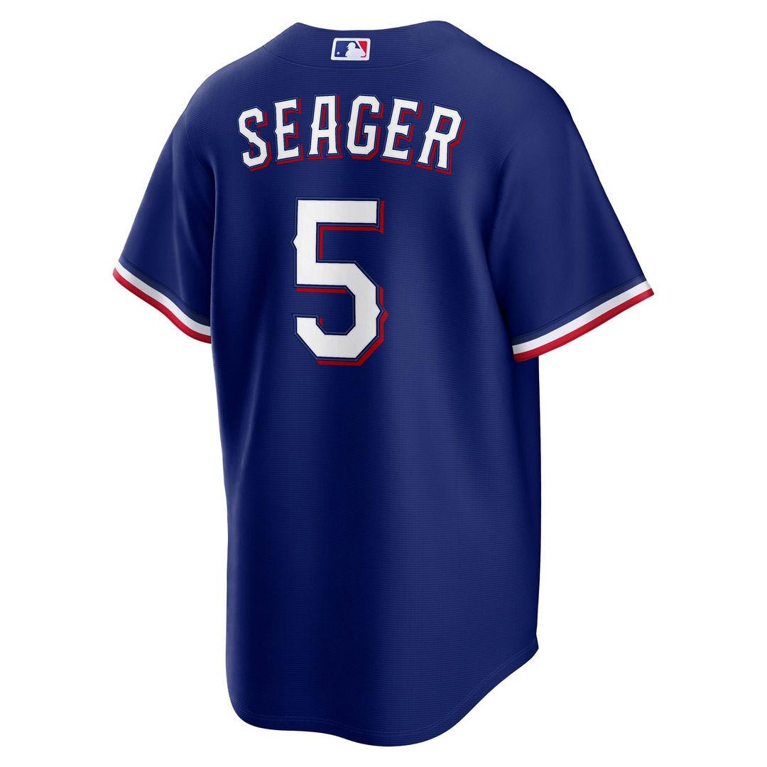 Men's Texas Rangers Corey Seager Gray Road Replica MLB Baseball Jersey - view 14