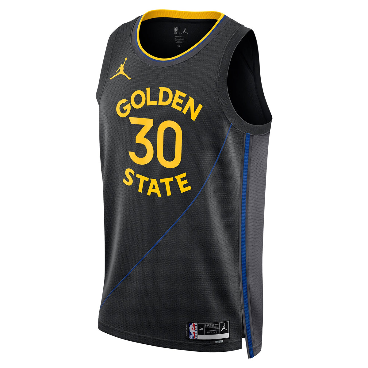 Unisex Stephen Curry Golden State Warriors 2024/25 Statement Edition Swingman NBA Basketball Jersey - Black - view 3