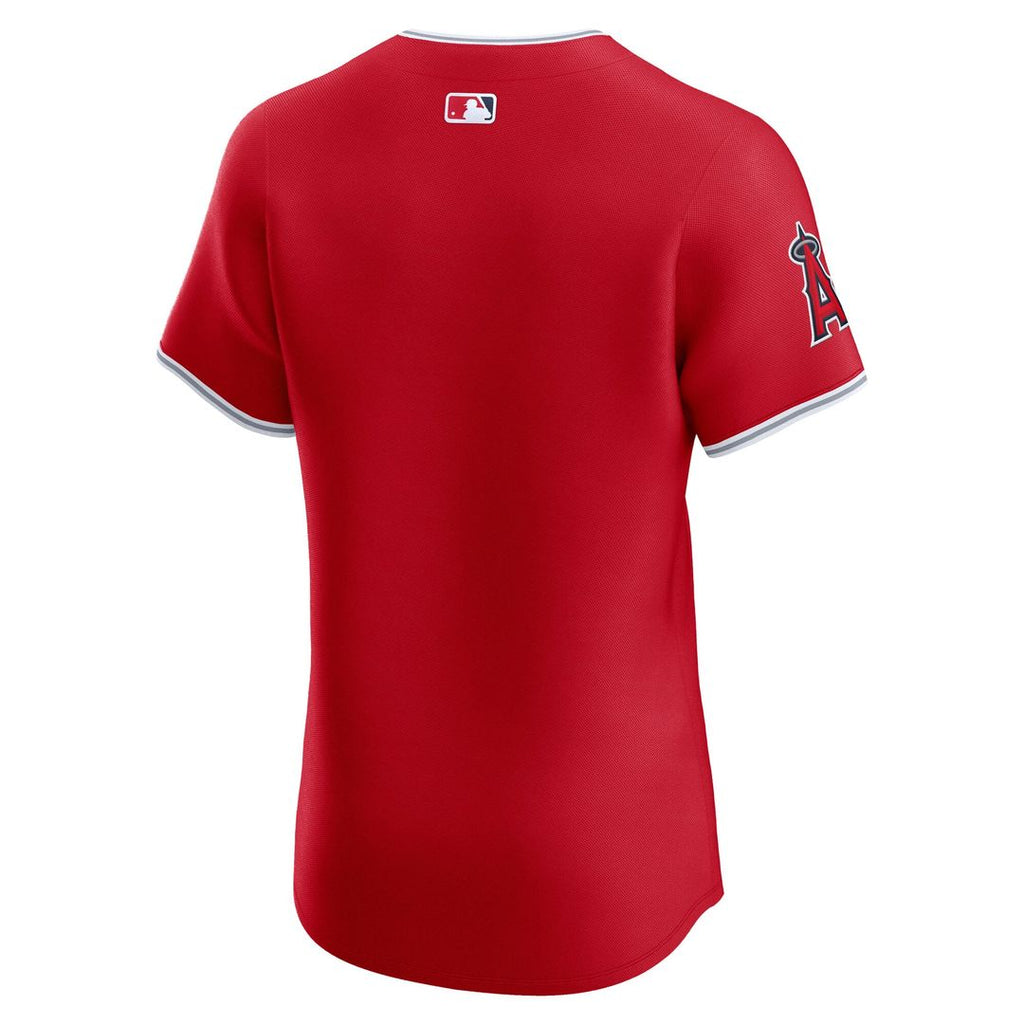 Men's Los Angeles Angels Red Alternate Elite MLB Baseball Jersey - view 3