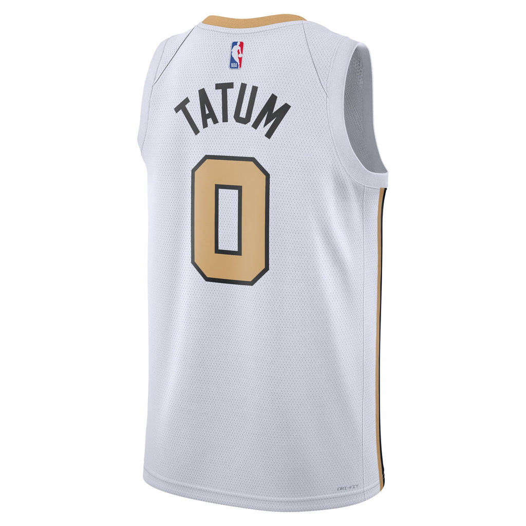 Unisex Jayson Tatum Boston Celtics 2025/26 City Edition Swingman NBA Basketball Jersey - White - view 4