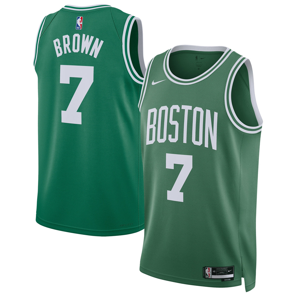 Unisex Jaylen Brown Boston Celtics Replica Icon Swingman NBA Basketball Jersey - Unisex - view 1