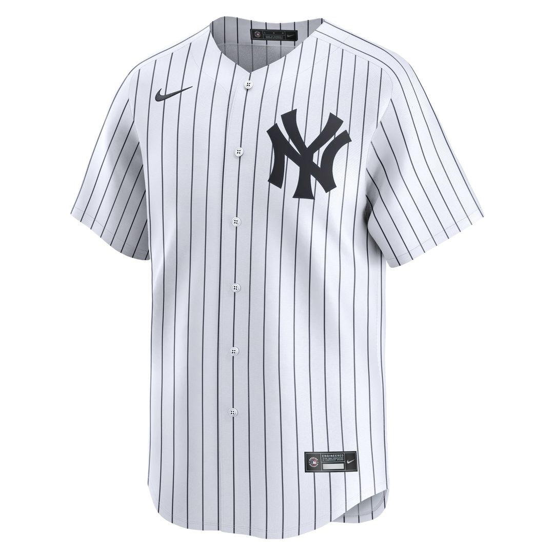 Men's New York Yankees Giancarlo Stanton White Home Limited MLB Baseball Jersey - view 2