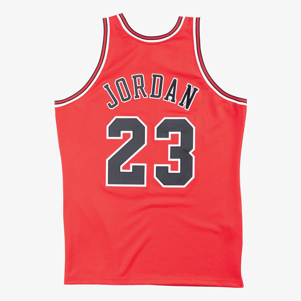 Men's Chicago Bulls NBA Basketball Jersey Road Finals Michael Jordan 1995-96 - view 3
