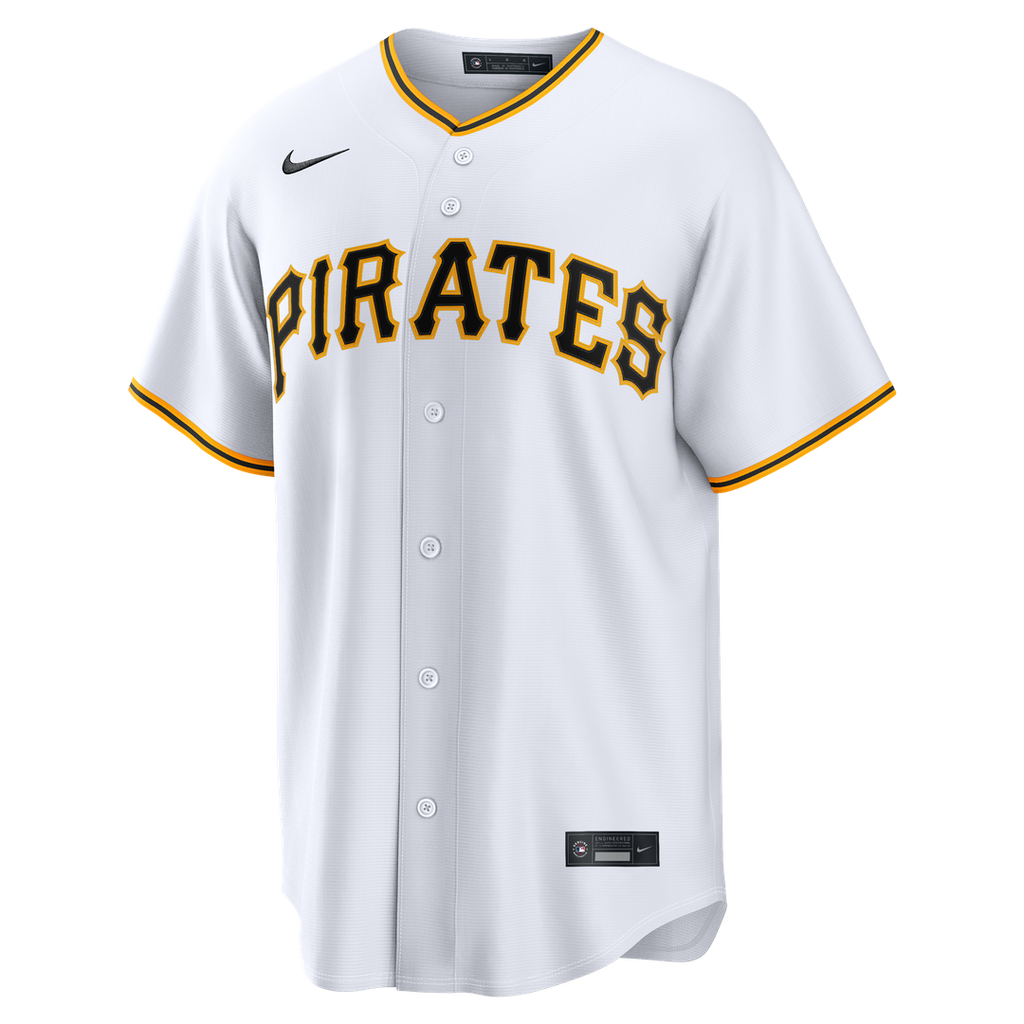 Men's Pittsburgh Pirates Camilo Doval White Home Replica MLB Baseball Jersey - view 4
