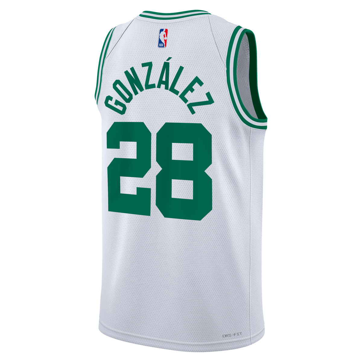 Unisex Hugo González Boston Celtics Association Edition Swingman NBA Basketball Jersey - White - view 4