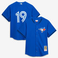 Men's Toronto Blue Jays Jose Bautista Royal Batting Practice MLB Baseball Jersey - view 1