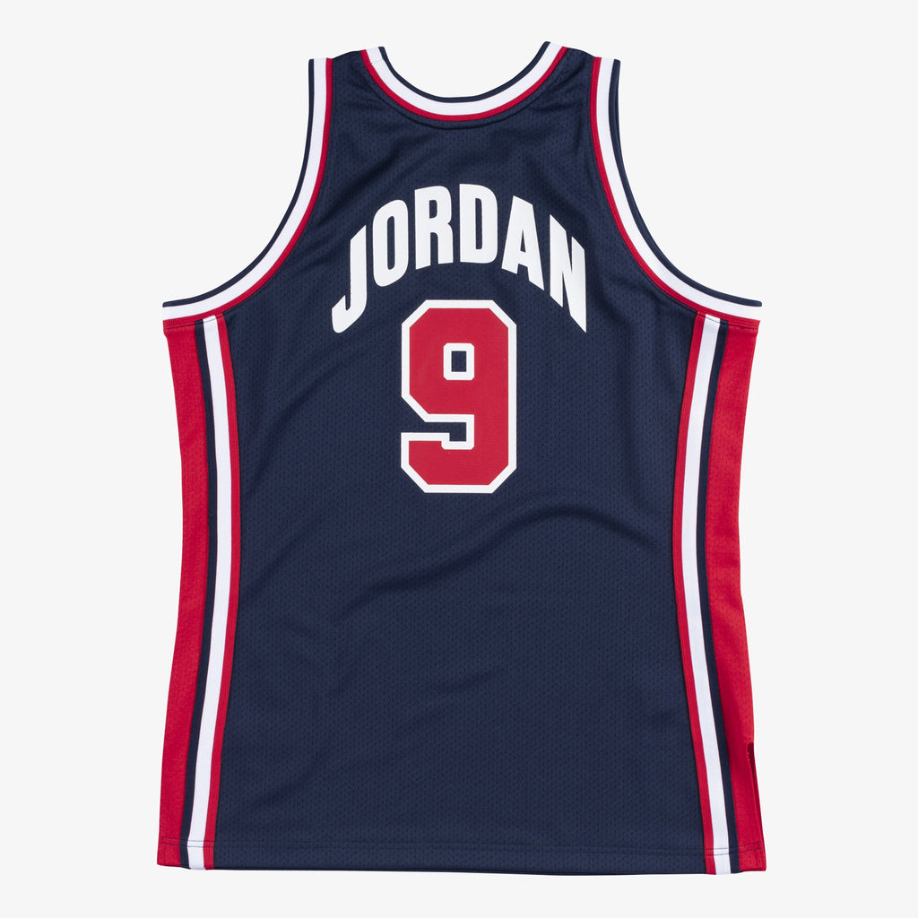 Men's USA Basketball Basketball Jersey Michael Jordan 1992 Navy - view 3