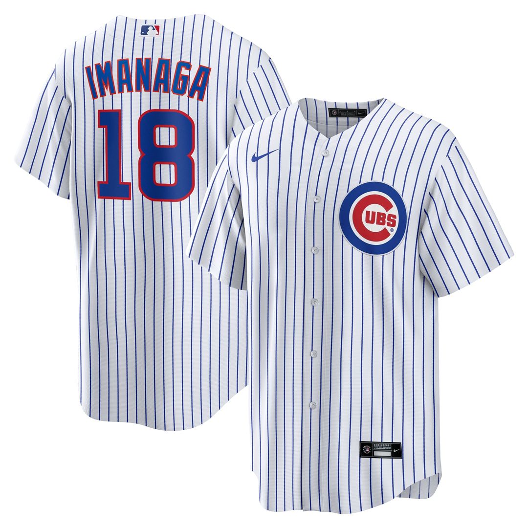 Men's Chicago Cubs Shota Imanaga White Home Replica MLB Baseball Jersey - view 1