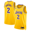 Unisex Los Angeles Lakers Icon Edition Swingman NBA Basketball Jersey - Gold - Jarred Vanderbilt - view 1