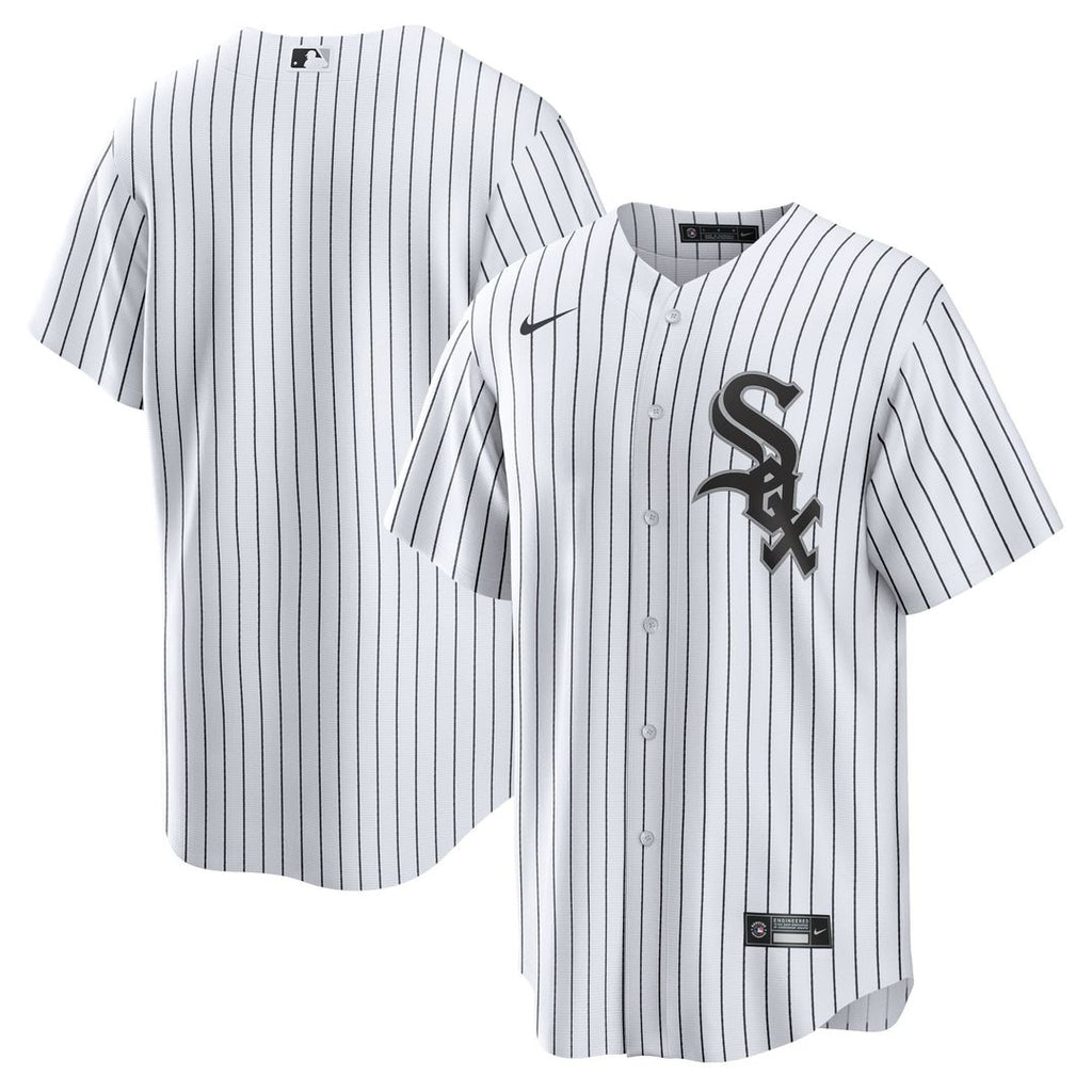 Men's Chicago White Sox White Home Blank Replica MLB Baseball Jersey - view 1