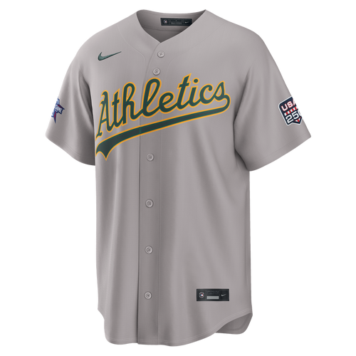 Men's 2026 All-Star Game Men's Athletics Shea Langeliers Gray Replica MLB Baseball Jersey - view 2