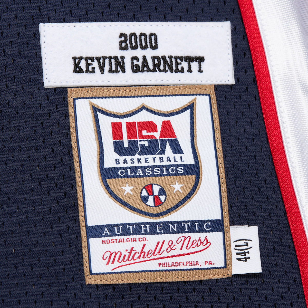 Men's Team USA Basketball Jersey Kevin Garnett 2000 - view 7