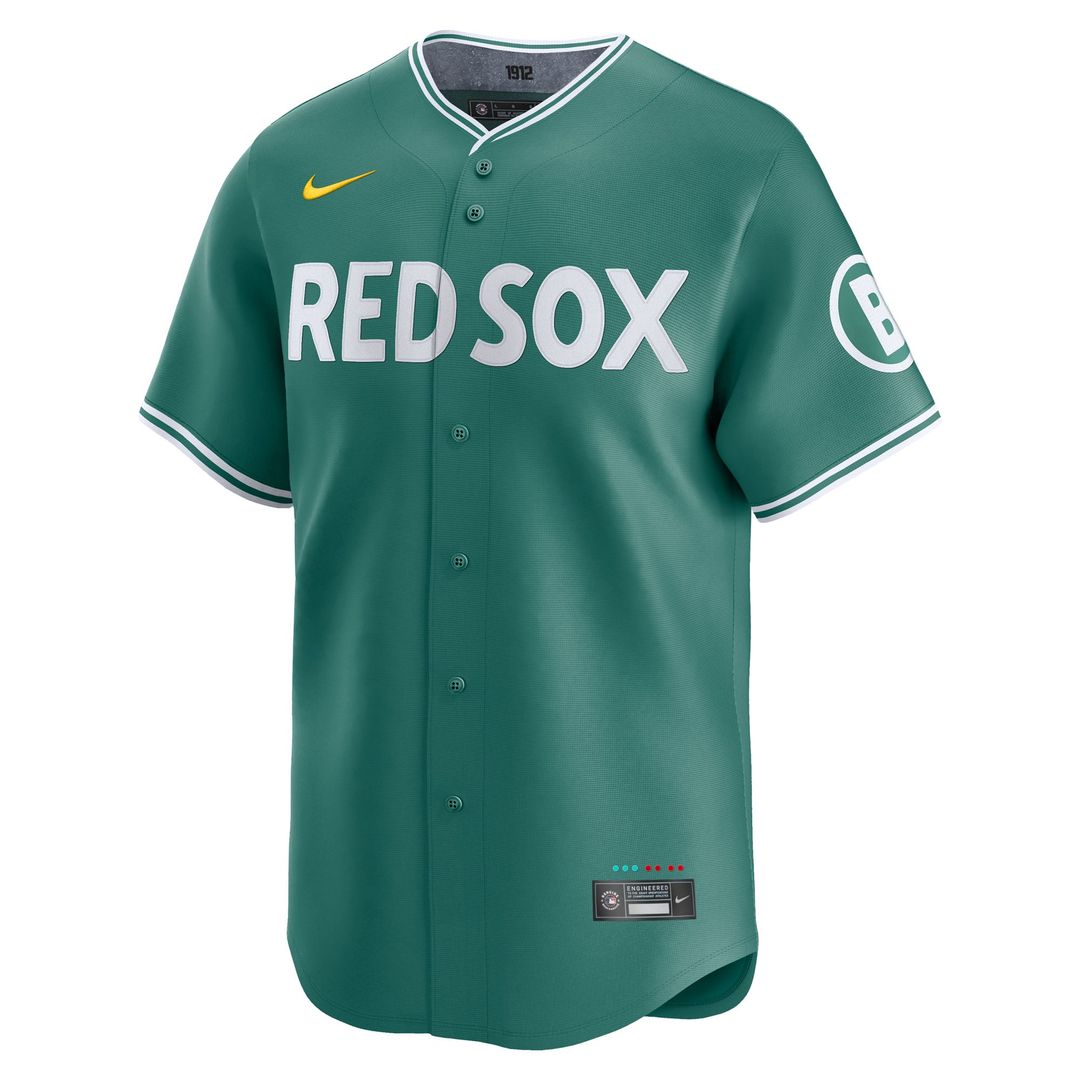 Men's Boston Red Sox Green City Connect Limited MLB Baseball Jersey - view 2