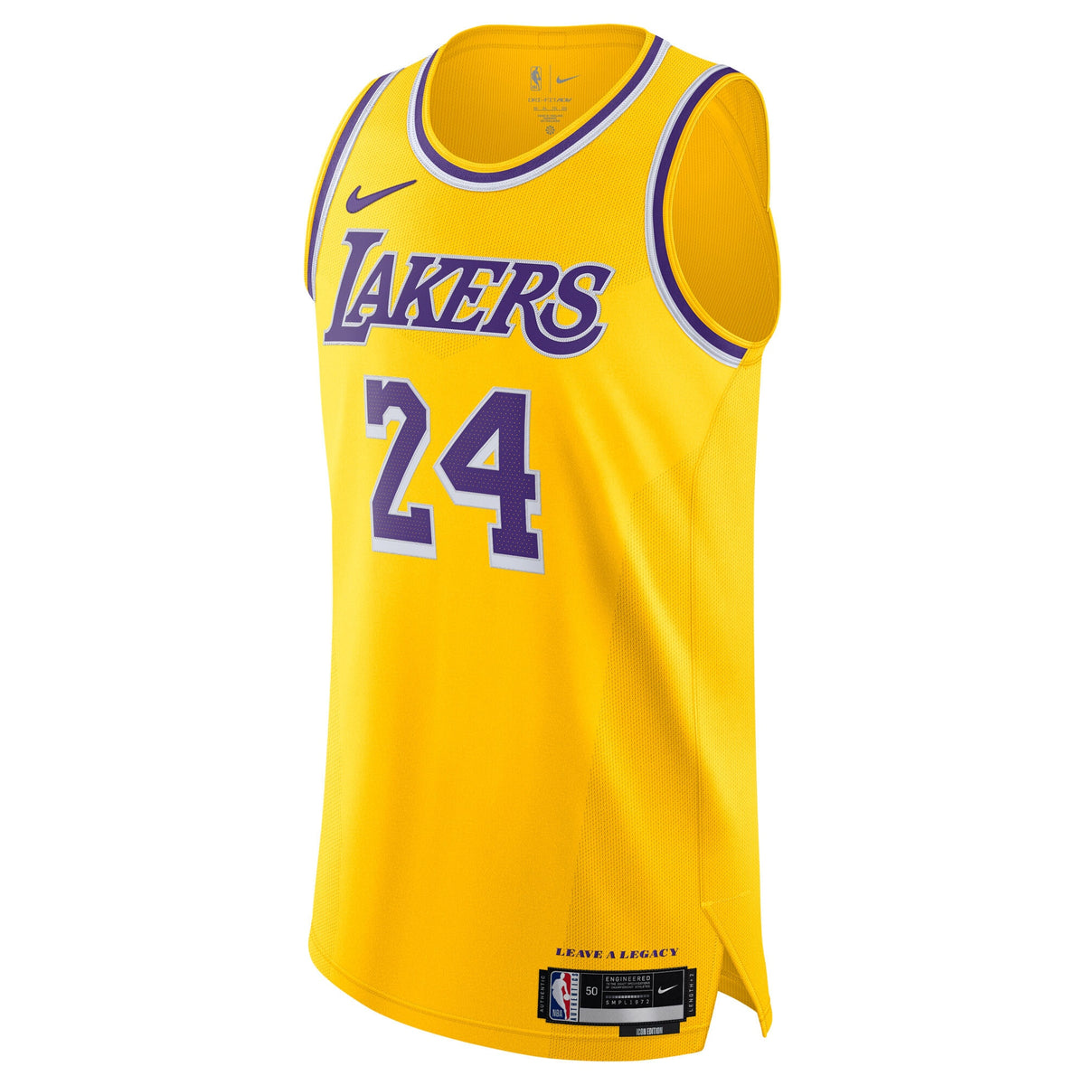 Unisex Los Angeles Lakers Icon Kobe Bryant NBA Basketball Jersey - view 3